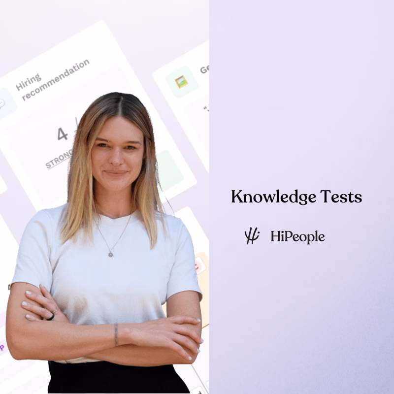 HiPeople’s Dr. Jantje H. de Vries on Knowledge Tests