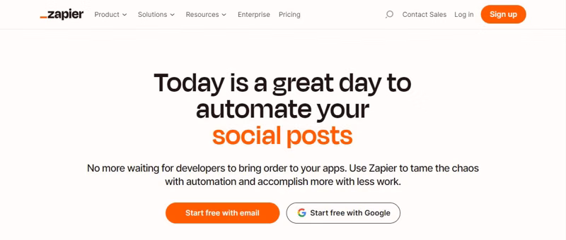 Zapier WFH app