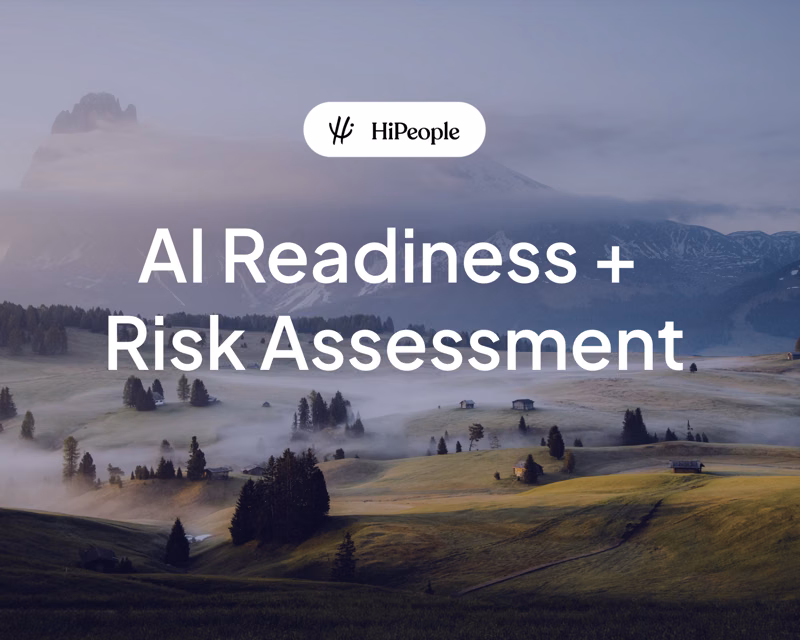 HiPeople AI Readiness and AI Risk Assessment