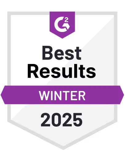 G2 badge — Best Results